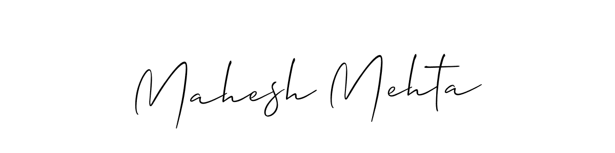 The best way (Allison_Script) to make a short signature is to pick only two or three words in your name. The name Mahesh Mehta include a total of six letters. For converting this name. Mahesh Mehta signature style 2 images and pictures png