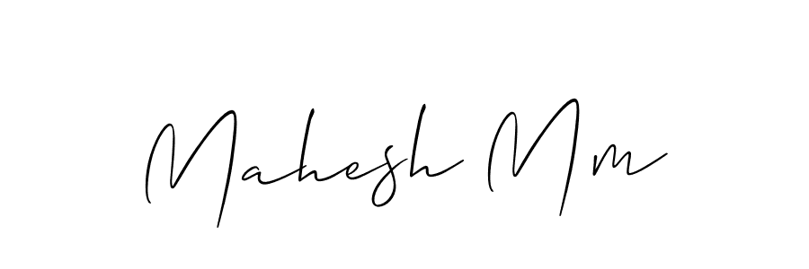 Make a beautiful signature design for name Mahesh Mm. Use this online signature maker to create a handwritten signature for free. Mahesh Mm signature style 2 images and pictures png