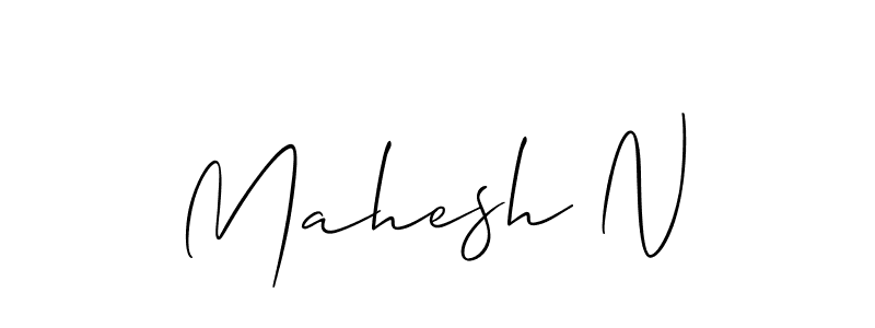 Once you've used our free online signature maker to create your best signature Allison_Script style, it's time to enjoy all of the benefits that Mahesh N name signing documents. Mahesh N signature style 2 images and pictures png