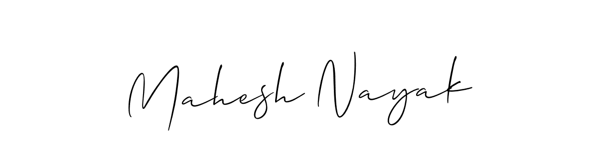 How to make Mahesh Nayak signature? Allison_Script is a professional autograph style. Create handwritten signature for Mahesh Nayak name. Mahesh Nayak signature style 2 images and pictures png