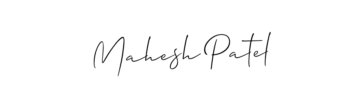 You should practise on your own different ways (Allison_Script) to write your name (Mahesh Patel) in signature. don't let someone else do it for you. Mahesh Patel signature style 2 images and pictures png