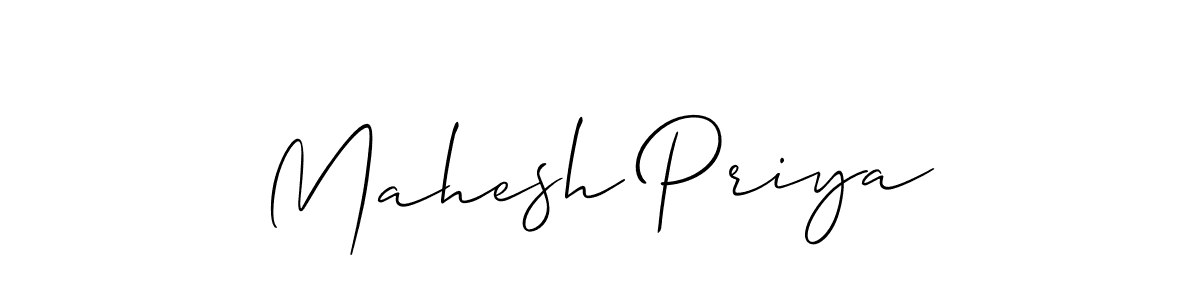 See photos of Mahesh Priya official signature by Spectra . Check more albums & portfolios. Read reviews & check more about Allison_Script font. Mahesh Priya signature style 2 images and pictures png