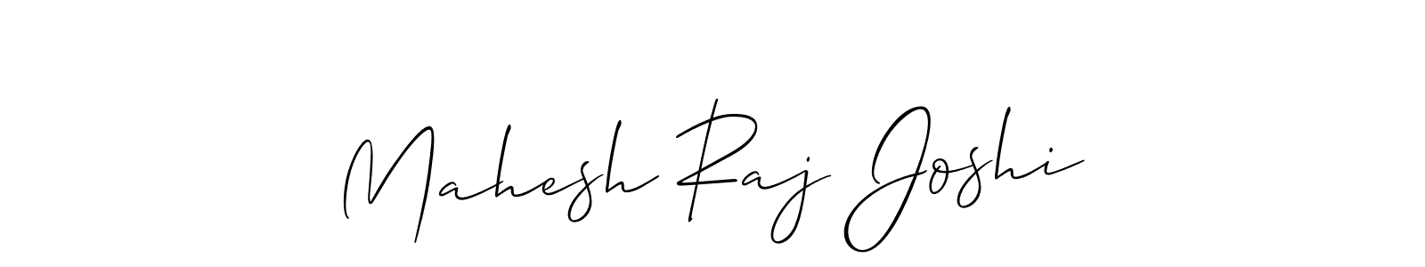 Make a short Mahesh Raj Joshi signature style. Manage your documents anywhere anytime using Allison_Script. Create and add eSignatures, submit forms, share and send files easily. Mahesh Raj Joshi signature style 2 images and pictures png