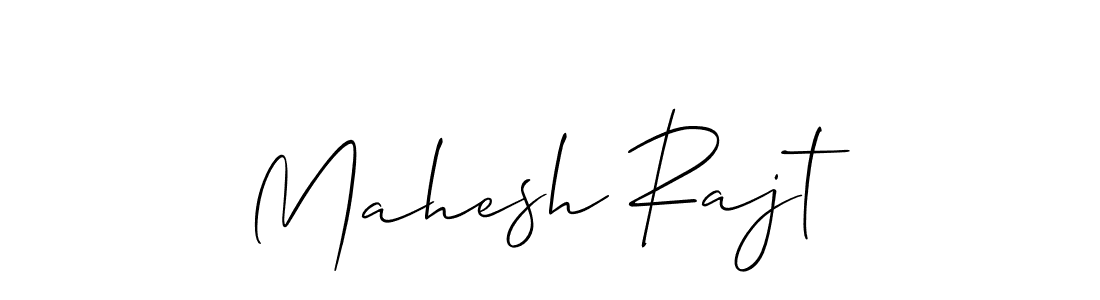Design your own signature with our free online signature maker. With this signature software, you can create a handwritten (Allison_Script) signature for name Mahesh Rajt. Mahesh Rajt signature style 2 images and pictures png
