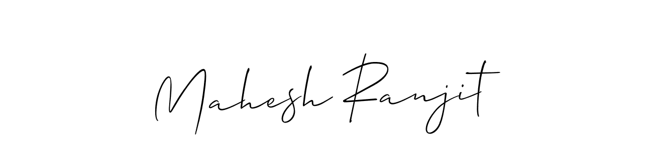 You should practise on your own different ways (Allison_Script) to write your name (Mahesh Ranjit) in signature. don't let someone else do it for you. Mahesh Ranjit signature style 2 images and pictures png