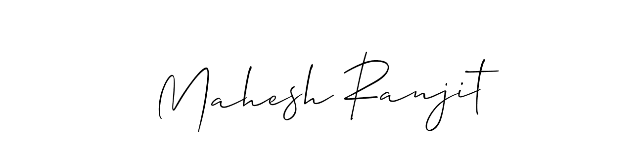 You should practise on your own different ways (Allison_Script) to write your name (Mahesh Ranjit) in signature. don't let someone else do it for you. Mahesh Ranjit signature style 2 images and pictures png