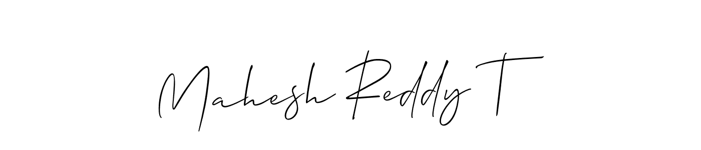 Make a beautiful signature design for name Mahesh Reddy T. Use this online signature maker to create a handwritten signature for free. Mahesh Reddy T signature style 2 images and pictures png