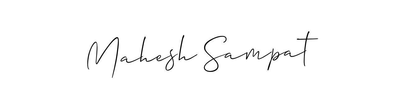 if you are searching for the best signature style for your name Mahesh Sampat. so please give up your signature search. here we have designed multiple signature styles  using Allison_Script. Mahesh Sampat signature style 2 images and pictures png