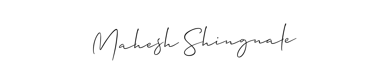 if you are searching for the best signature style for your name Mahesh Shingnale. so please give up your signature search. here we have designed multiple signature styles  using Allison_Script. Mahesh Shingnale signature style 2 images and pictures png