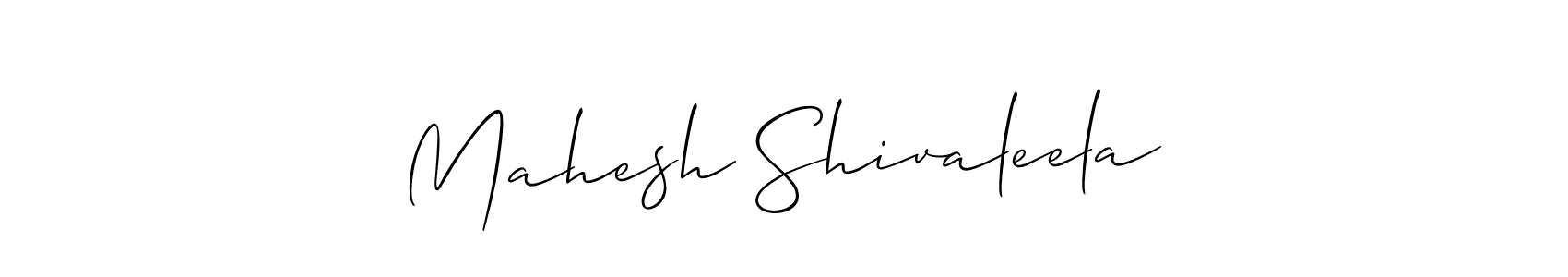 How to Draw Mahesh Shivaleela signature style? Allison_Script is a latest design signature styles for name Mahesh Shivaleela. Mahesh Shivaleela signature style 2 images and pictures png
