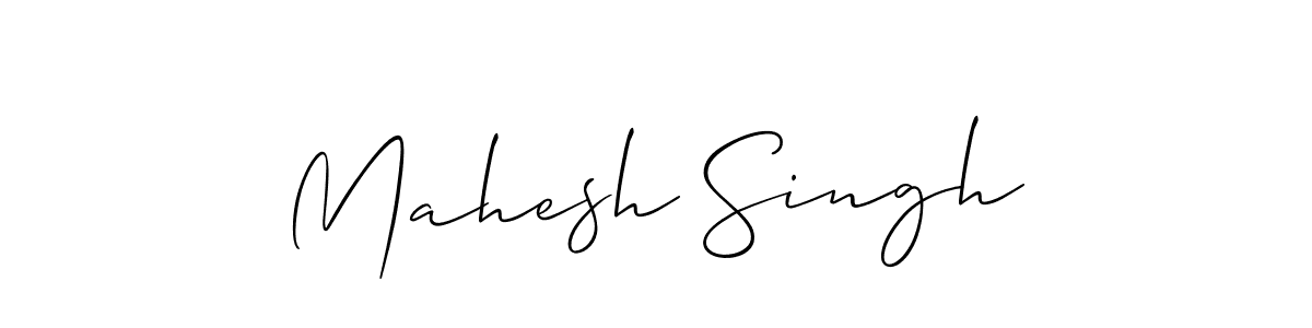 You should practise on your own different ways (Allison_Script) to write your name (Mahesh Singh) in signature. don't let someone else do it for you. Mahesh Singh signature style 2 images and pictures png