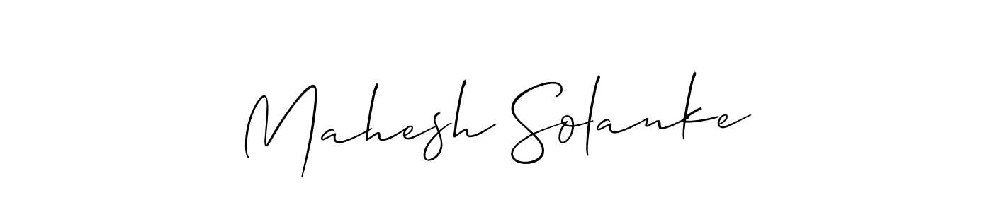 How to make Mahesh Solanke signature? Allison_Script is a professional autograph style. Create handwritten signature for Mahesh Solanke name. Mahesh Solanke signature style 2 images and pictures png