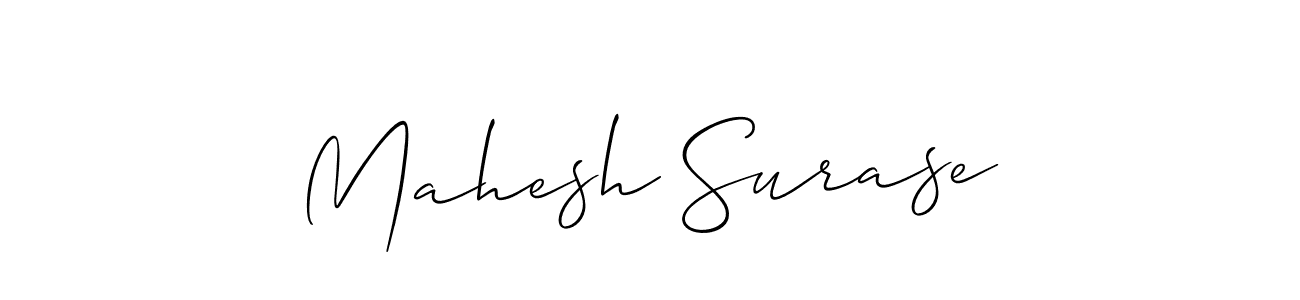 The best way (Allison_Script) to make a short signature is to pick only two or three words in your name. The name Mahesh Surase include a total of six letters. For converting this name. Mahesh Surase signature style 2 images and pictures png