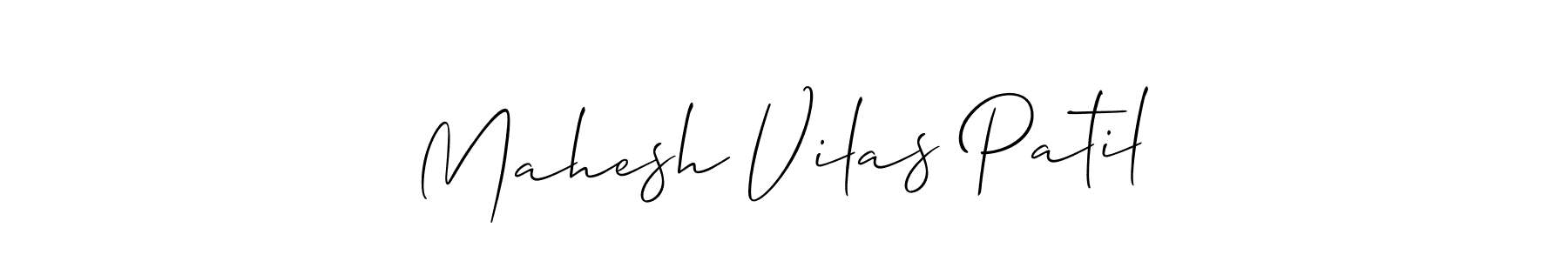 How to make Mahesh Vilas Patil signature? Allison_Script is a professional autograph style. Create handwritten signature for Mahesh Vilas Patil name. Mahesh Vilas Patil signature style 2 images and pictures png