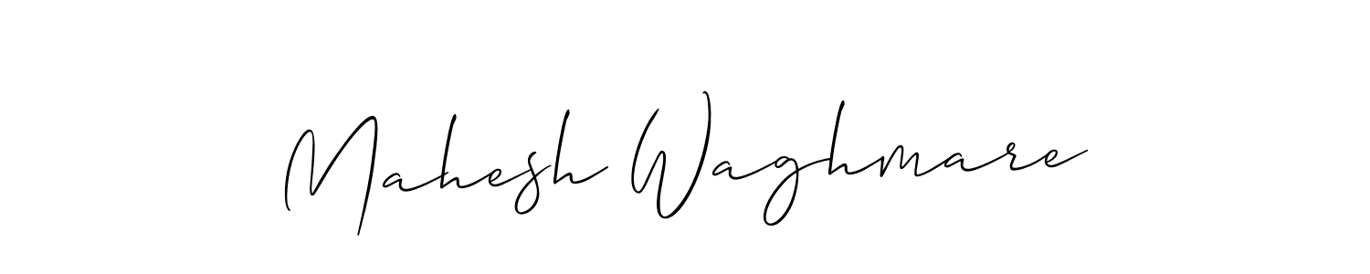 Mahesh Waghmare stylish signature style. Best Handwritten Sign (Allison_Script) for my name. Handwritten Signature Collection Ideas for my name Mahesh Waghmare. Mahesh Waghmare signature style 2 images and pictures png
