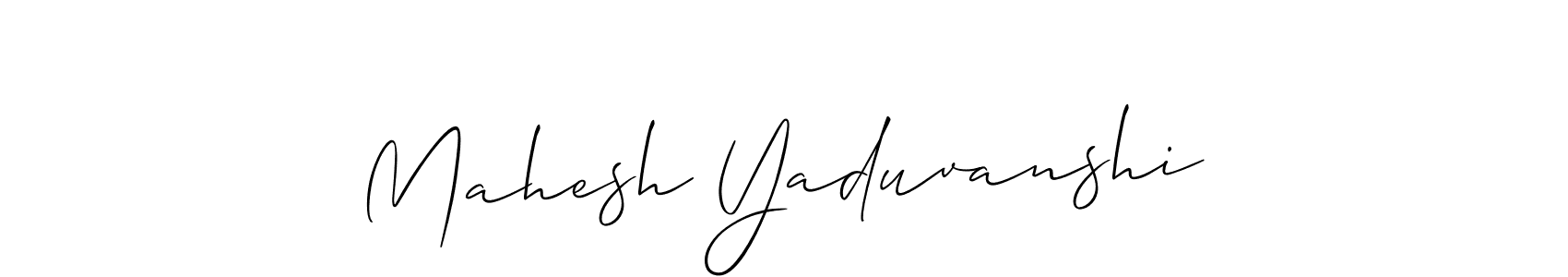 Also You can easily find your signature by using the search form. We will create Mahesh Yaduvanshi name handwritten signature images for you free of cost using Allison_Script sign style. Mahesh Yaduvanshi signature style 2 images and pictures png