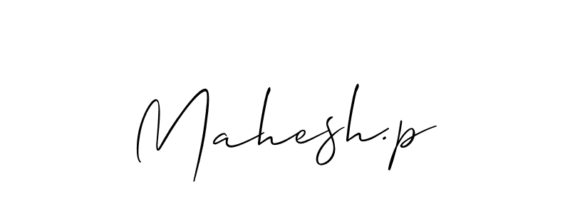 Make a beautiful signature design for name Mahesh.p. Use this online signature maker to create a handwritten signature for free. Mahesh.p signature style 2 images and pictures png