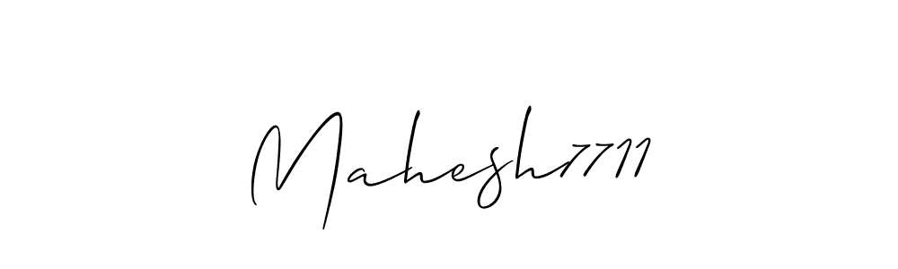 How to make Mahesh7711 signature? Allison_Script is a professional autograph style. Create handwritten signature for Mahesh7711 name. Mahesh7711 signature style 2 images and pictures png