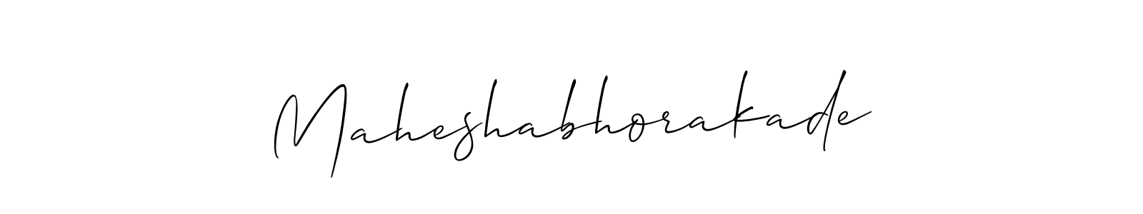 Make a short Maheshabhorakade signature style. Manage your documents anywhere anytime using Allison_Script. Create and add eSignatures, submit forms, share and send files easily. Maheshabhorakade signature style 2 images and pictures png