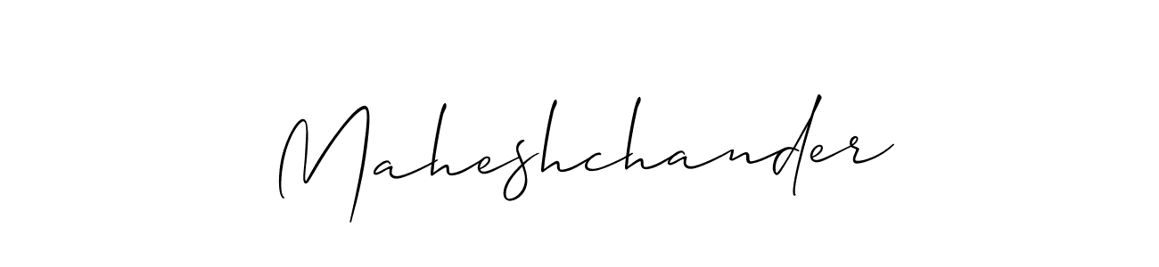 Make a beautiful signature design for name Maheshchander. Use this online signature maker to create a handwritten signature for free. Maheshchander signature style 2 images and pictures png