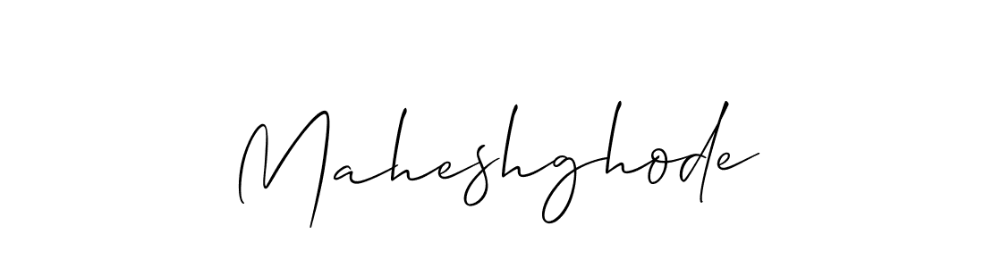 How to Draw Maheshghode signature style? Allison_Script is a latest design signature styles for name Maheshghode. Maheshghode signature style 2 images and pictures png