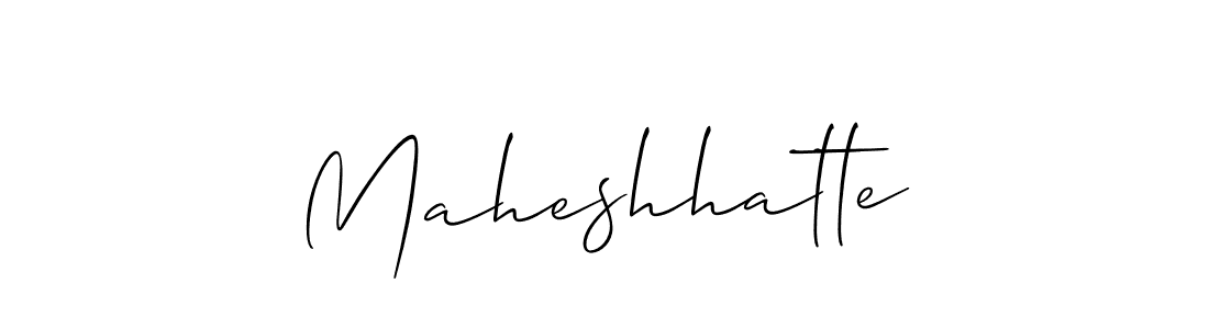 Also we have Maheshhatte name is the best signature style. Create professional handwritten signature collection using Allison_Script autograph style. Maheshhatte signature style 2 images and pictures png
