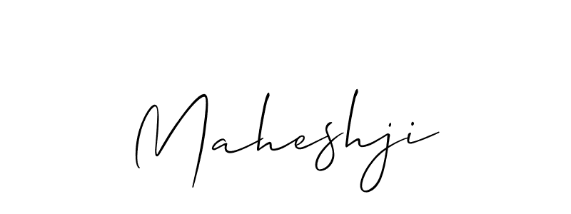 It looks lik you need a new signature style for name Maheshji. Design unique handwritten (Allison_Script) signature with our free signature maker in just a few clicks. Maheshji signature style 2 images and pictures png