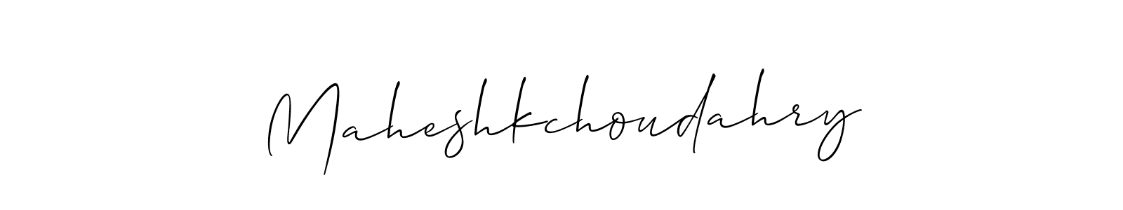 It looks lik you need a new signature style for name Maheshkchoudahry. Design unique handwritten (Allison_Script) signature with our free signature maker in just a few clicks. Maheshkchoudahry signature style 2 images and pictures png