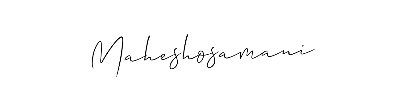 Once you've used our free online signature maker to create your best signature Allison_Script style, it's time to enjoy all of the benefits that Maheshosamani name signing documents. Maheshosamani signature style 2 images and pictures png