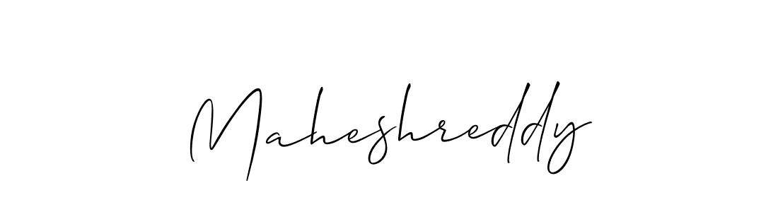 Also we have Maheshreddy name is the best signature style. Create professional handwritten signature collection using Allison_Script autograph style. Maheshreddy signature style 2 images and pictures png