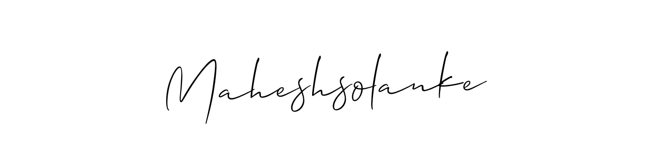 Similarly Allison_Script is the best handwritten signature design. Signature creator online .You can use it as an online autograph creator for name Maheshsolanke. Maheshsolanke signature style 2 images and pictures png