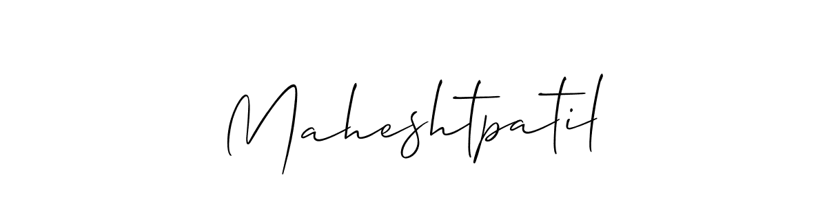 Create a beautiful signature design for name Maheshtpatil. With this signature (Allison_Script) fonts, you can make a handwritten signature for free. Maheshtpatil signature style 2 images and pictures png