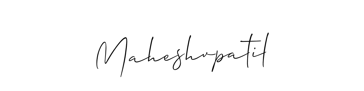 How to make Maheshvpatil name signature. Use Allison_Script style for creating short signs online. This is the latest handwritten sign. Maheshvpatil signature style 2 images and pictures png
