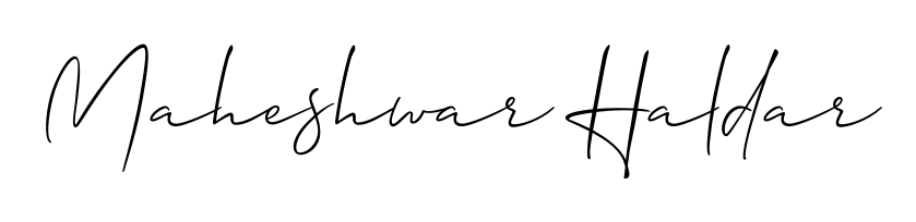 Also You can easily find your signature by using the search form. We will create Maheshwar Haldar name handwritten signature images for you free of cost using Allison_Script sign style. Maheshwar Haldar signature style 2 images and pictures png