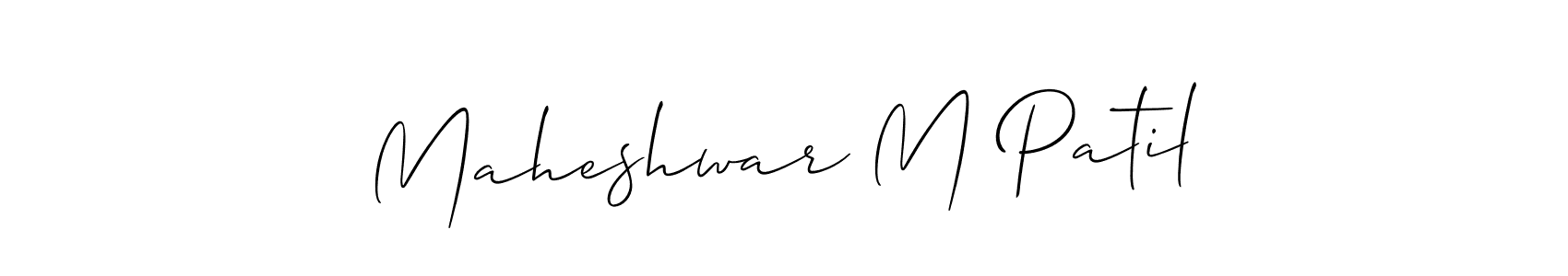 Once you've used our free online signature maker to create your best signature Allison_Script style, it's time to enjoy all of the benefits that Maheshwar M Patil name signing documents. Maheshwar M Patil signature style 2 images and pictures png