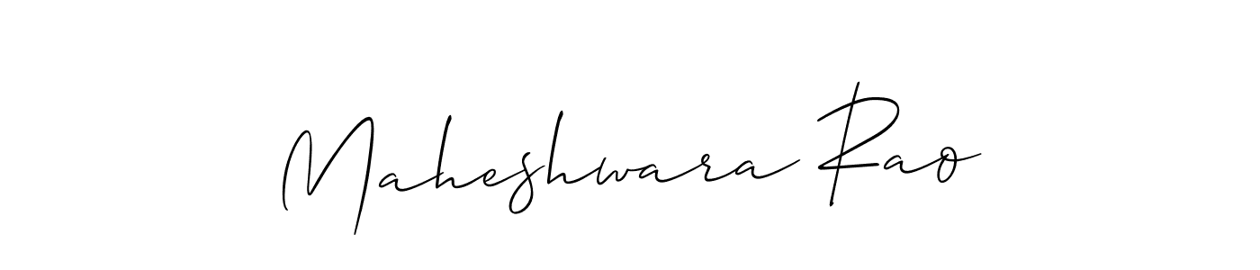 This is the best signature style for the Maheshwara Rao name. Also you like these signature font (Allison_Script). Mix name signature. Maheshwara Rao signature style 2 images and pictures png