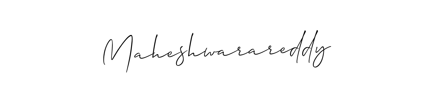 Create a beautiful signature design for name Maheshwarareddy. With this signature (Allison_Script) fonts, you can make a handwritten signature for free. Maheshwarareddy signature style 2 images and pictures png
