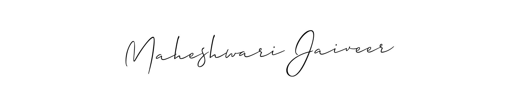 Make a beautiful signature design for name Maheshwari Jaiveer. Use this online signature maker to create a handwritten signature for free. Maheshwari Jaiveer signature style 2 images and pictures png