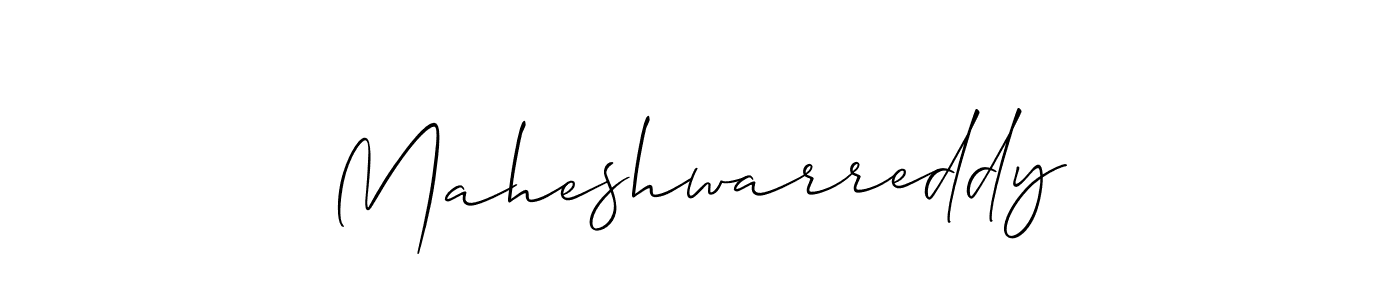 It looks lik you need a new signature style for name Maheshwarreddy. Design unique handwritten (Allison_Script) signature with our free signature maker in just a few clicks. Maheshwarreddy signature style 2 images and pictures png