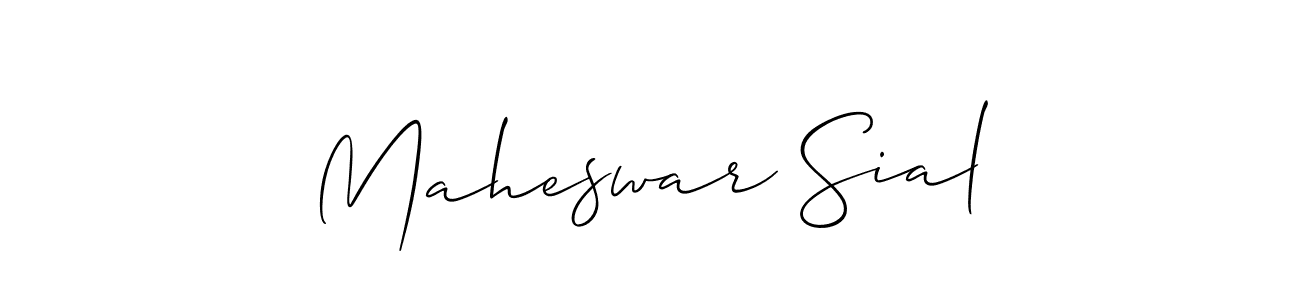 Once you've used our free online signature maker to create your best signature Allison_Script style, it's time to enjoy all of the benefits that Maheswar Sial name signing documents. Maheswar Sial signature style 2 images and pictures png