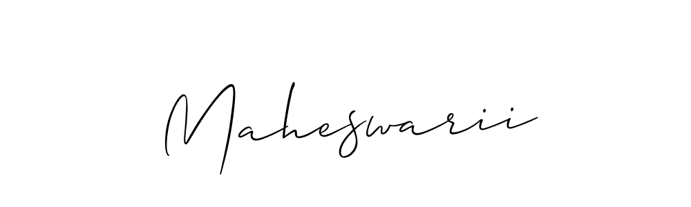 Allison_Script is a professional signature style that is perfect for those who want to add a touch of class to their signature. It is also a great choice for those who want to make their signature more unique. Get Maheswarii name to fancy signature for free. Maheswarii signature style 2 images and pictures png