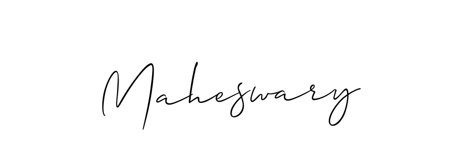 Also we have Maheswary name is the best signature style. Create professional handwritten signature collection using Allison_Script autograph style. Maheswary signature style 2 images and pictures png