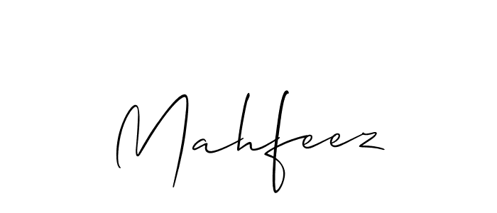 Make a beautiful signature design for name Mahfeez. Use this online signature maker to create a handwritten signature for free. Mahfeez signature style 2 images and pictures png