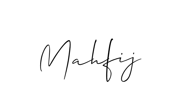 Make a beautiful signature design for name Mahfij. Use this online signature maker to create a handwritten signature for free. Mahfij signature style 2 images and pictures png