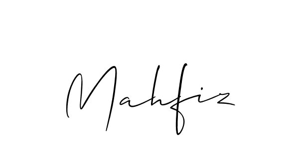 It looks lik you need a new signature style for name Mahfiz. Design unique handwritten (Allison_Script) signature with our free signature maker in just a few clicks. Mahfiz signature style 2 images and pictures png