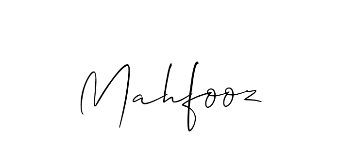 Make a beautiful signature design for name Mahfooz. Use this online signature maker to create a handwritten signature for free. Mahfooz signature style 2 images and pictures png