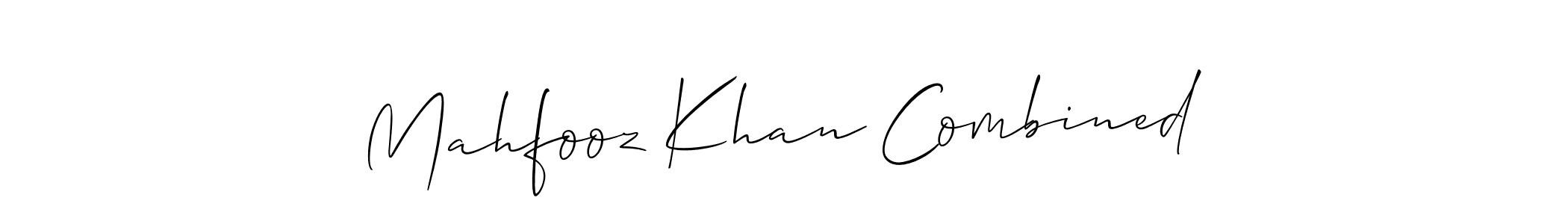 Mahfooz Khan Combined stylish signature style. Best Handwritten Sign (Allison_Script) for my name. Handwritten Signature Collection Ideas for my name Mahfooz Khan Combined. Mahfooz Khan Combined signature style 2 images and pictures png