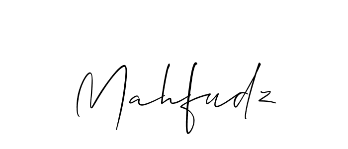Once you've used our free online signature maker to create your best signature Allison_Script style, it's time to enjoy all of the benefits that Mahfudz name signing documents. Mahfudz signature style 2 images and pictures png
