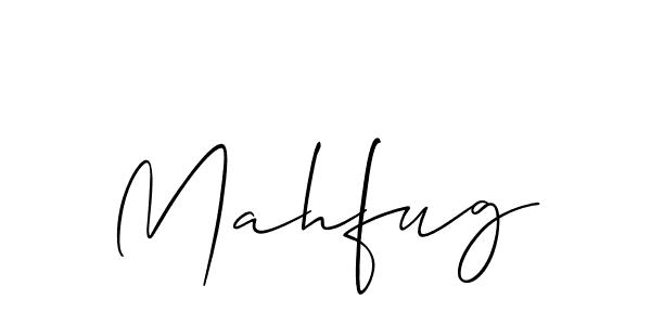 You should practise on your own different ways (Allison_Script) to write your name (Mahfug) in signature. don't let someone else do it for you. Mahfug signature style 2 images and pictures png