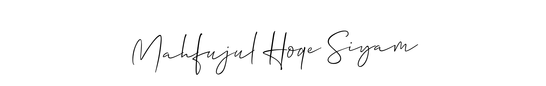 See photos of Mahfujul Hoqe Siyam official signature by Spectra . Check more albums & portfolios. Read reviews & check more about Allison_Script font. Mahfujul Hoqe Siyam signature style 2 images and pictures png